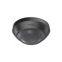 Détecteur de mouvement is 360-3 noir, 2000 w, détecteur de mouvement infrarouge pir 360°, portée 12