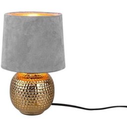 Lampe Sophia Or Gris 1x40W E14 - Gris