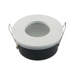 Support Encastrable Spot Étanche Fixe IP65 GU10/MR16 Rond Blanc 82mm Max 35W