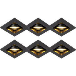 Qure - Spot encastrable Moderne - 1 lumière - l 10 cm - Noir - Design,Moderne - Éclairage intérieur