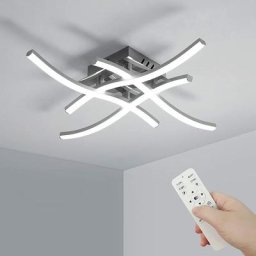 Plafonnier led à Intensité Variable,Lumière de Plafond Moderne 24W Couleur et Luminosité Réglables