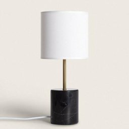 Lampe à Poser Marbre Craudy Blanc - Blanc