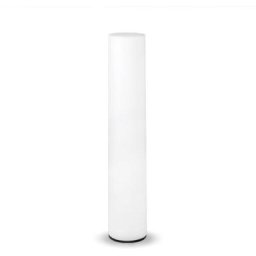 Lampadaire colonne lumineuse 100 lumière blanche chaude par câble hauteur 100cm - Blanc - Moovere