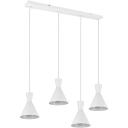 Trio Lighting - Suspensions Enzo Blanc mat 4x28W E27 - Blanc