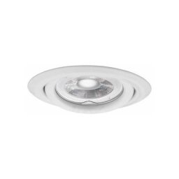 Support Spot Encastrable Rond Orientable 15° ARGUS Blanc