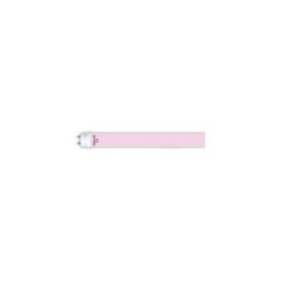 Tube led T8 18W 1200 mm Rose Alimentaire (Phase d'un côté / Neutre de l'autre)