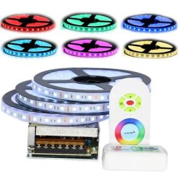 Kit ruban Professionnel 5050 - 60 LED/m - 15 mètres ( 3 x 5 mètres ) rgb étanche (IP67) avec