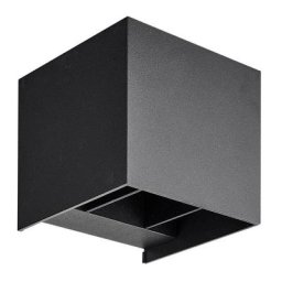 Arum Lighting - Applique Carré palma Extérieur double Faisceaux 6W Eq 60W IP65 Température de
