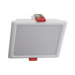 Xanlite - Spot encastrable led Carré - Super Slim - cons. 6W - 800 lumens - Blanc neutre - DOP400CCW