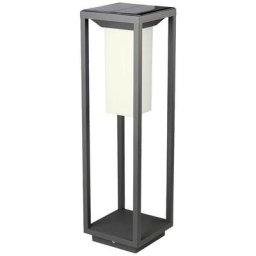 V-tac - Lampe de jardin solaire VT-66 785 led 2.00 w blanc chaud gris