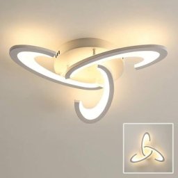 Plafonnier led, Luminaire Plafonnier 36W 3240lm, Lampe de Plafond Design Shamrock pour Chambre à