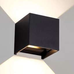 Applique Murale led Extérieure Moderne IP65 Escalier Couloir Lampe Carré Up Down Lumière Déco 12W