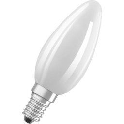 Ampoule led Flamme verre dépoli - 6,5 w = 60 w - E14 - Blanc chaud - Weiß - Osram