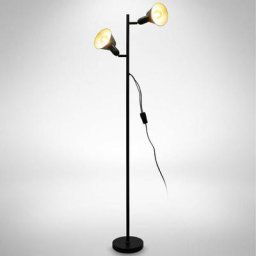 Lampadaire orientable Lampadaire Lampe de salon rétro Lampe de lecture Lumière commutable