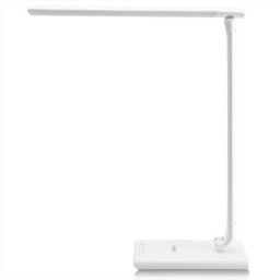 Monzana - Lampe de bureau led avec port de charge usb 7 niveaux 12 w Blanc