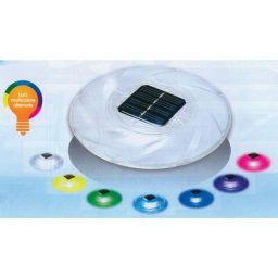 58111 Lampe solaire led multicolore flottante 18 cm pour piscines lumie'res colore'es - Bestway