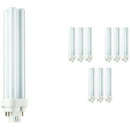 Philips - Lot 10x master pl-c 26W - 827 Blanc Très Chaud 4 Pin - 2700K - Blanc Très Chaud