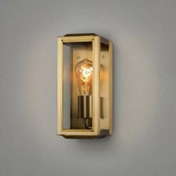 Konstsmide Lighting - Konstsmide Carpi Lanterne Murale Extérieure Moderne Petite E27 Laitonnée Avec