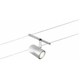 Paulmann - Système de corde Spot Cup chrome mat, chrome sans ampoules max. 1xw gu5,3 dc 60va
