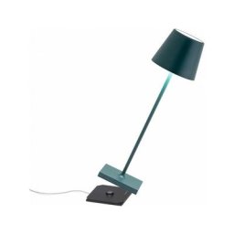 Zafferano - Poldina Pro vert foncé rechargeable et dimmable led lampe de table