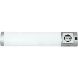 Applique murale led avec interrupteur et prise de courant blanc froid à faible éblouissement pour
