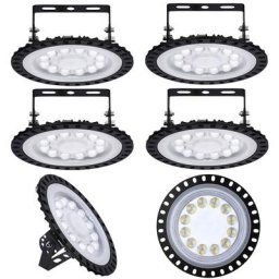 5PC Suspension ufo 6000K led Rond Industriel Projecteur - 50W