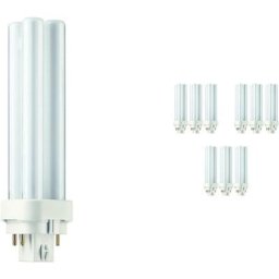 Philips - Lot 10x master pl-c 13W - 840 Blanc Froid 4 Pin - 4000K - Blanc Froid