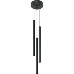 Lampe à suspension pastelo 3P l noir: 20, b: 8, h: 100, G9, dimmable