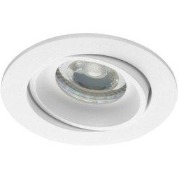 Encastré Spot Vision MR16 inclinable Blanc Diamètre 69mm - GU10 Culot - Noxion
