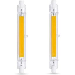 Ampoule led R7S 118 mm 20 w blanc froid 6000 k, 2000 lm, non dimmable, ampoule led cob mince R7S