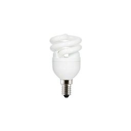 Ampoule fluocompacte spirale T2 Ø 46x93mm 8W 2700K 470lm culot E14 GE Lighting