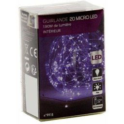 Guirlande cuivre led à piles multicolore 1.05 mètre - multicolore