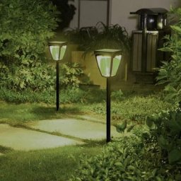 Spot Solaire Connecté à piquer Lanterne rgbw IP54 60cm - rgbw