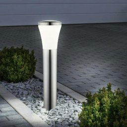 Lampadaire extérieur à led éclairage de chemin de jardin éclairage de base de terrasse en acier