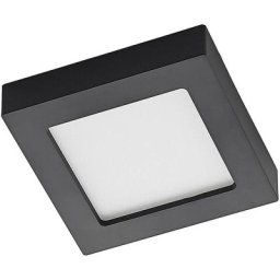 Led Plafonnier à intensité variable 'Mazin' en aluminium pour salle de bain - noir, blanc