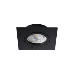 Kanlux - Support de spot encastrable perçage 70mm carré Noir