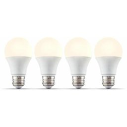Set de 4 ampoules led connectées E27 9W compatibles Alexa Google Home voice contrôle