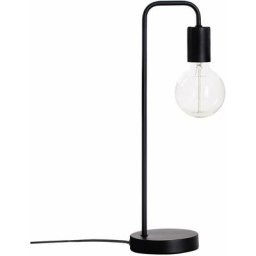 Homemaison - Lampe à poser en métal Noir d. 13 x h. 45 cm - Noir