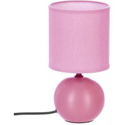 Atmosphera - Lampe céramique rose H25 créateur d'intérieur - Rose