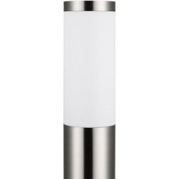 Monzana - Lampadaire Dahlia - Luminaire extérieur - Allée, terrasse - Acier inoxydable Argent avec