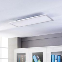 Led Plafonnier à intensité variable 'Livel' pour cuisine - blanc, argenté