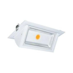 Miidex Lighting - Spot Orientable led cob Rectangulaire 30W blanc-chaud-3000k - blanc