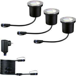 Paulmann Boden Einbauleuchten Starterset RGBW 94275 Système d'éclairage Plug&Shine ZigBee LED 3.6 W