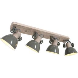 Plafonnier Mexlite Gearwood Vert en Bois - caoutchouc - 2729G - Vert en Bois