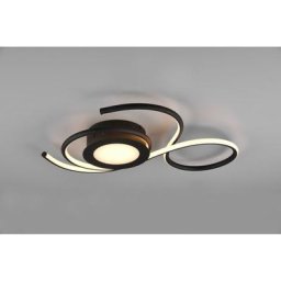 Trio Lighting - Plafonnier Jive Noir mat 1x36W smd led - Noir