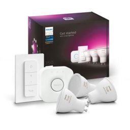 White & Color Ambiance Kit de démarrage ampoule led connectée GU10 - Pack de 3 - Philips