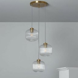 Suspension Verre Tri Wilde Transparent - Transparent