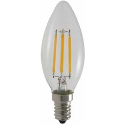 Lampesecoenergie - Ampoule led cob Filament 4 watt (équivalent 42 Watt) E14 à visser luminosité