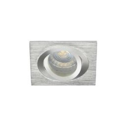 Kanlux - Support de Spot Encastrable Carré Orientable Aluminium Brossé