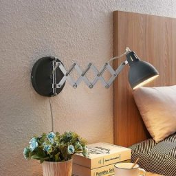 Applique Murale 'Theon' en métal pour salon & salle à manger - gris
